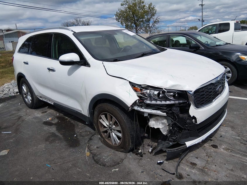 Vin: 5xypg4a34kg541897, lot: 46705791, kia sorento 2.4l lx 20191