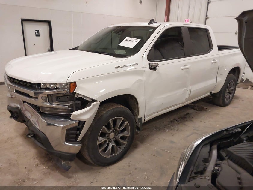 Vin: 1gcpyjek4mz438500, lot: 46705792, chevrolet silverado 1500 4wd  short bed lt with 2fl 20212