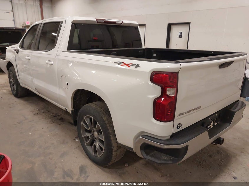 Vin: 1gcpyjek4mz438500, lot: 46705792, chevrolet silverado 1500 4wd  short bed lt with 2fl 20213