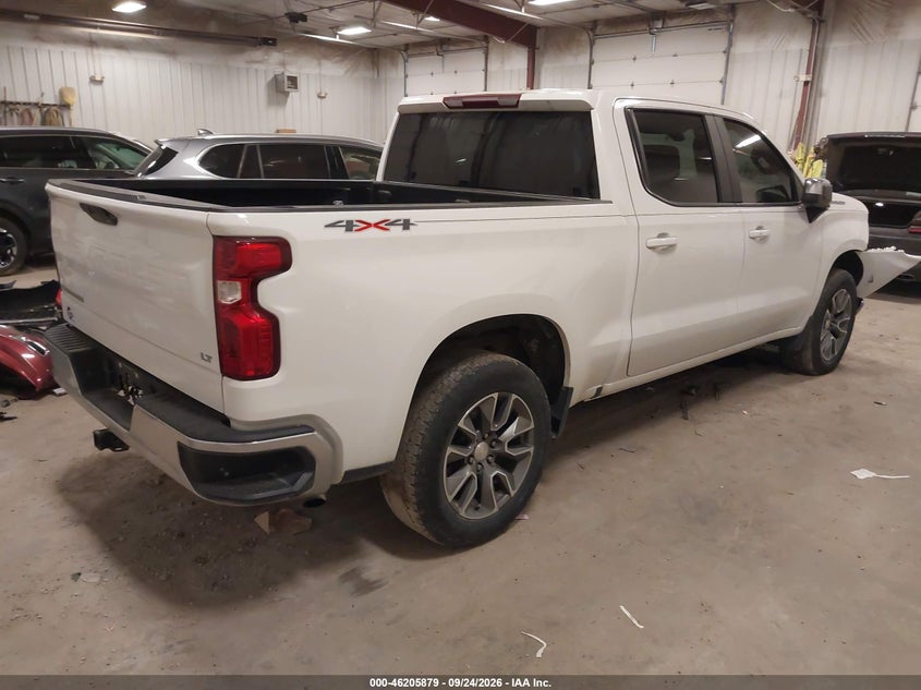 Vin: 1gcpyjek4mz438500, lot: 46705792, chevrolet silverado 1500 4wd  short bed lt with 2fl 20214
