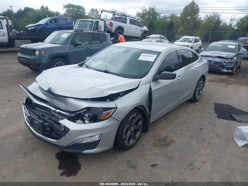 Vin: 1g1zd5st3lf125231, lot: 46705807, chevrolet malibu fwd lt 20202