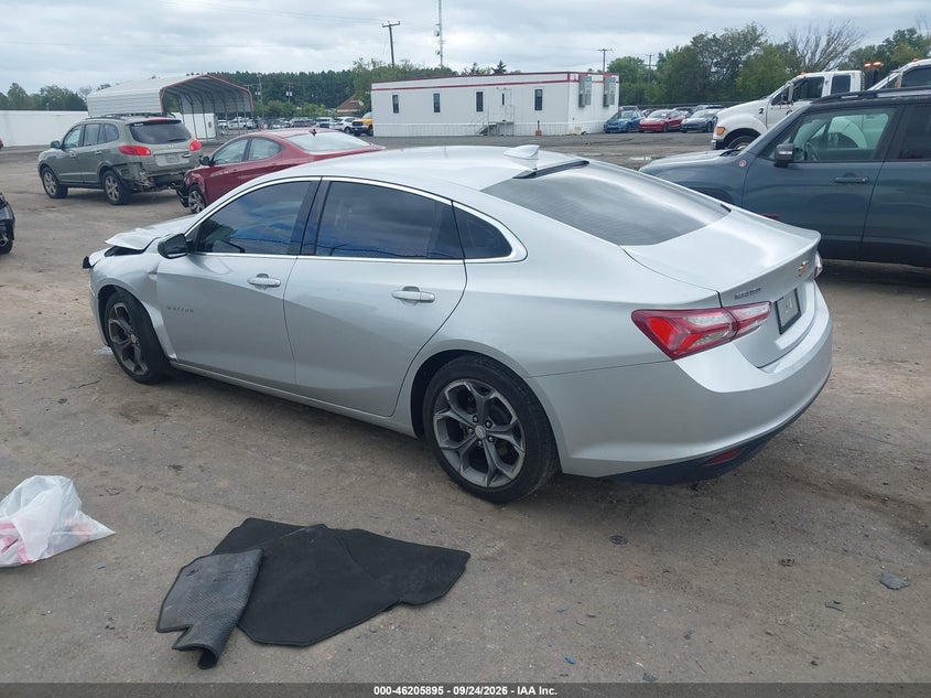 Vin: 1g1zd5st3lf125231, lot: 46705807, chevrolet malibu fwd lt 20203