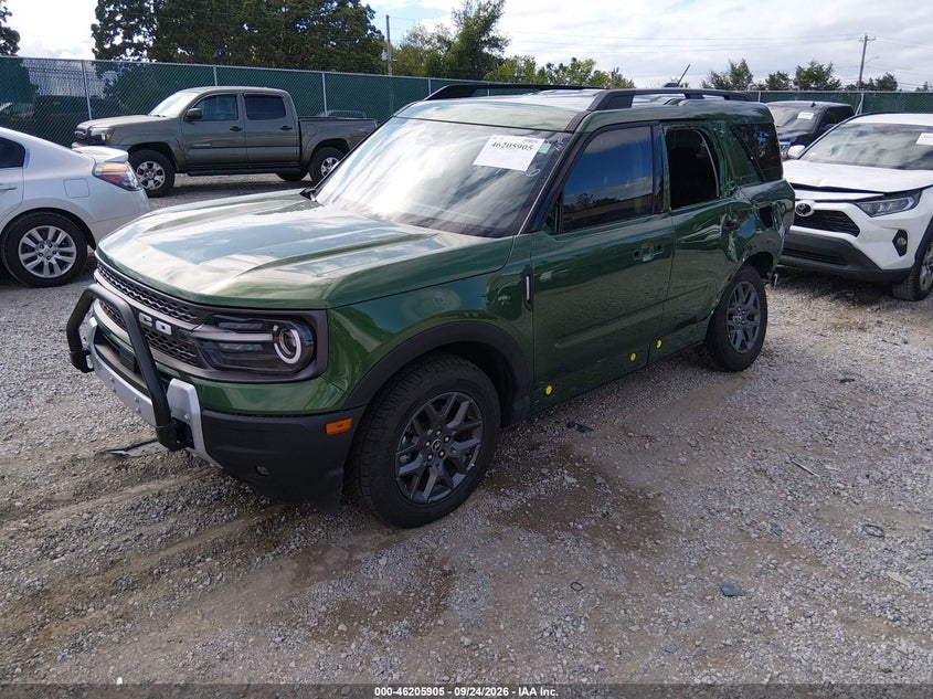 Vin: 3fmcr9bn9sre93983, lot: 46705817, ford bronco sport big bend 20252