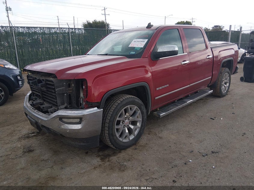 Vin: 3gtp1nec2jg639733, lot: 46705820, gmc sierra 1500 slt 20182