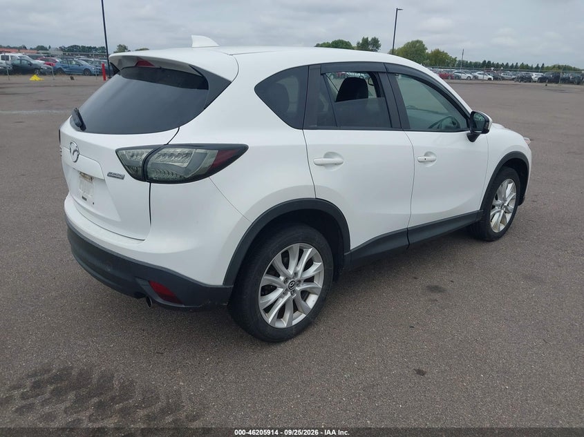 Vin: jm3ke4de1d0108020, lot: 46705826, mazda cx-5 grand touring 20134