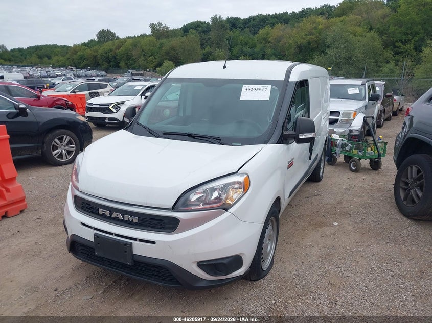 2022 Ram Promaster City Cargo Van, Transmission Damage, IAAI, VIN ZFBHRFAB6N6Y31005 — photo 2
