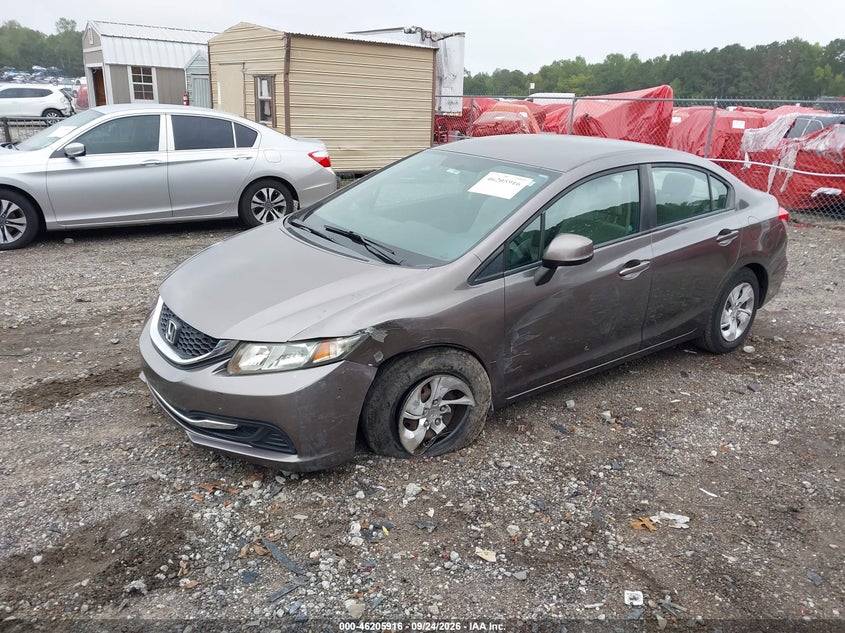 Vin: 19xfb2f52de030892, lot: 46705829, honda civic sdn lx 20132