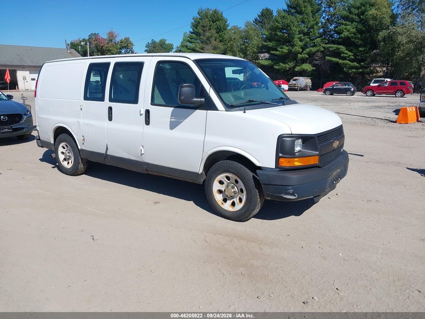 Vin: 1gcshaf42d1163136, lot: 46705834, chevrolet express 1500 work van 2013 img_1