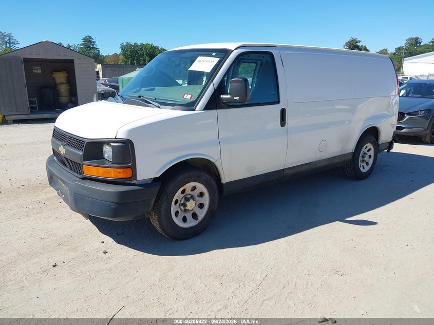Vin: 1gcshaf42d1163136, lot: 46705834, chevrolet express 1500 work van 20132