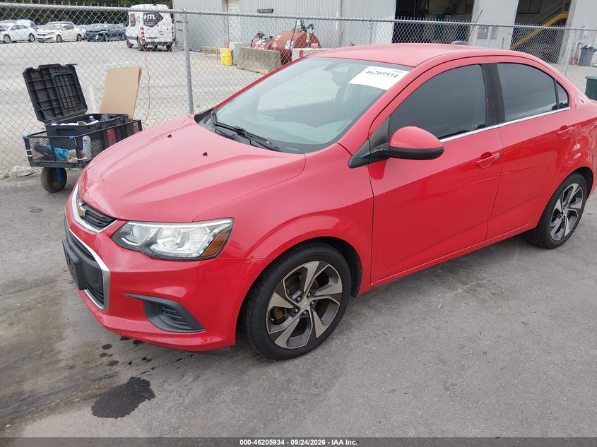 Vin: 1g1jf5sb6h4120736, lot: 46705846, chevrolet sonic premier auto 20172