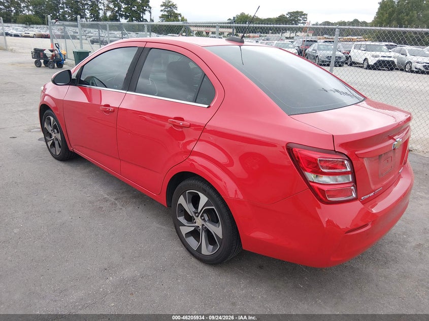 Vin: 1g1jf5sb6h4120736, lot: 46705846, chevrolet sonic premier auto 20173