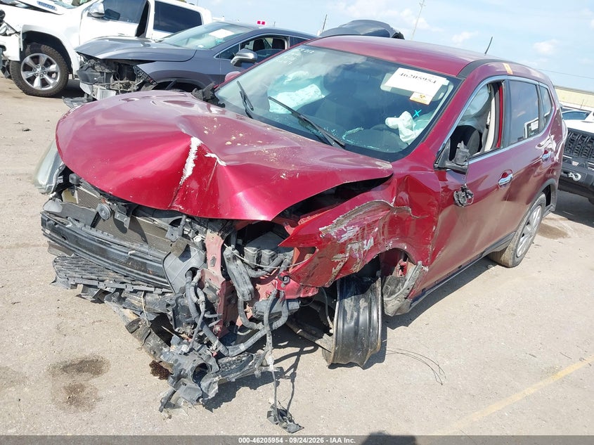 Vin: 5n1at2mt0fc925697, lot: 46705866, nissan rogue s 20152