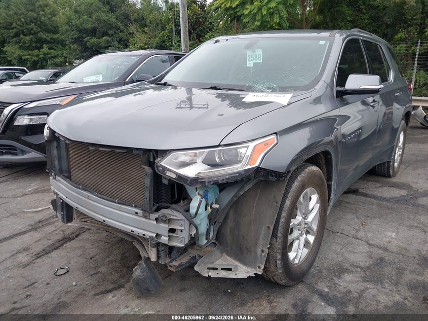 Vin: 1gnerhkw4lj179127, lot: 46705874, chevrolet traverse fwd lt leather 20202