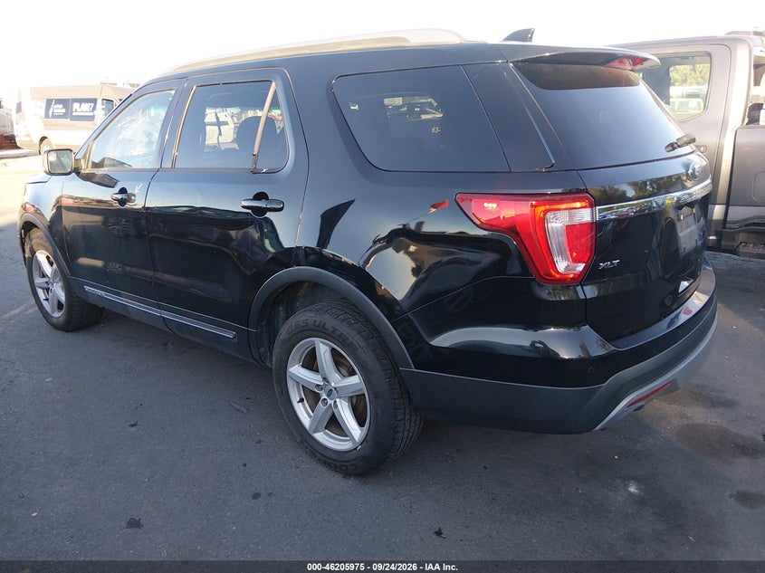 Vin: 1fm5k8d83gga46725, lot: 46705887, ford explorer xlt 20163