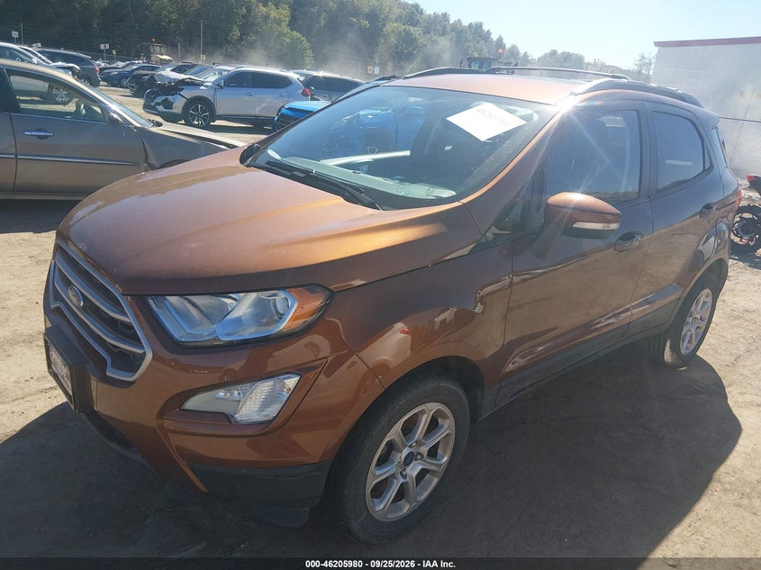 2019 Ford EcoSport, Затоплення, IAAI, VIN MAJ6S3GL8KC294857 — фото 2