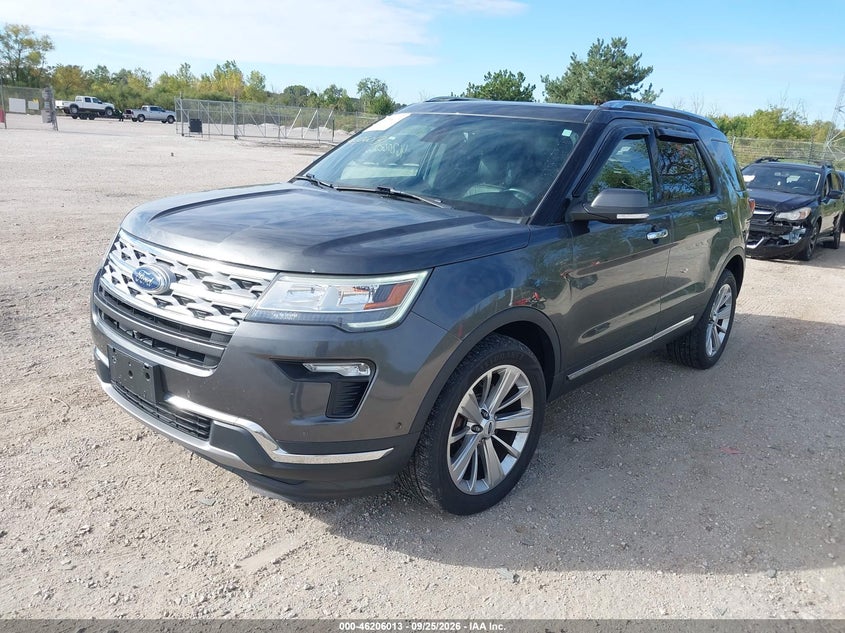 2018 Ford Explorer, Удар ззаду, IAAI, VIN 1FM5K8FH0JGC34851 — фото 2