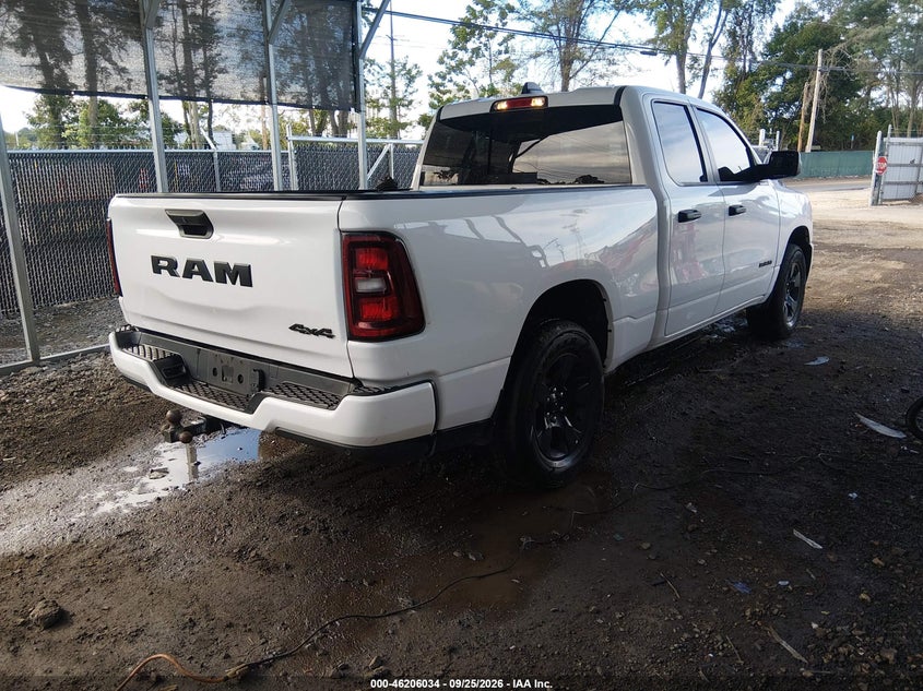 Vin: 1c6rrfcg5sn571750, lot: 46705946, ram 1500 tradesman  4x4 6'4 box 20254