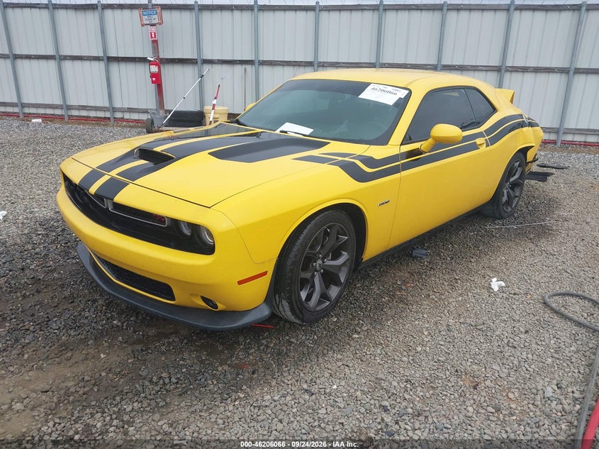 Vin: 2c3cdzbt7kh550702, lot: 46705978, dodge challenger r/t 20192