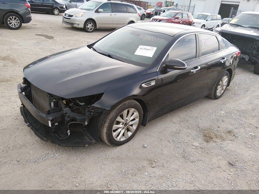 Vin: 5xxgt4l39jg248556, lot: 46705989, kia optima lx 20182