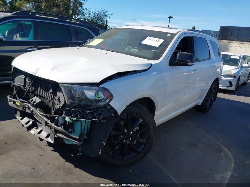 2018 Dodge Durango Gt Rwd, Front End, IAAI, VIN 1C4RDHDG0JC114601 — photo 2