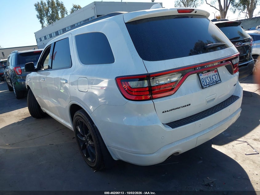 Vin: 1c4rdhdg0jc114601, lot: 46706025, dodge durango gt rwd 20183