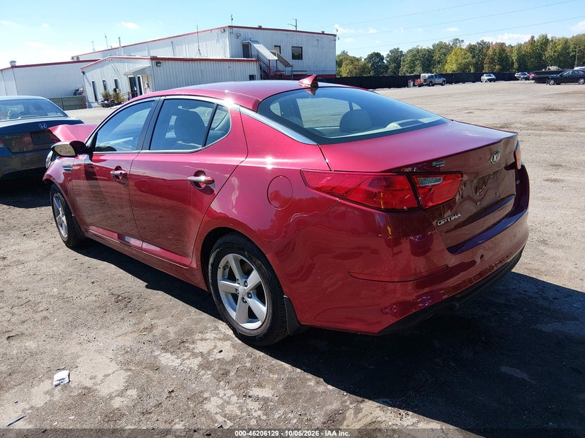 Vin: 5xxgm4a78fg438603, lot: 46706041, kia optima lx 20153