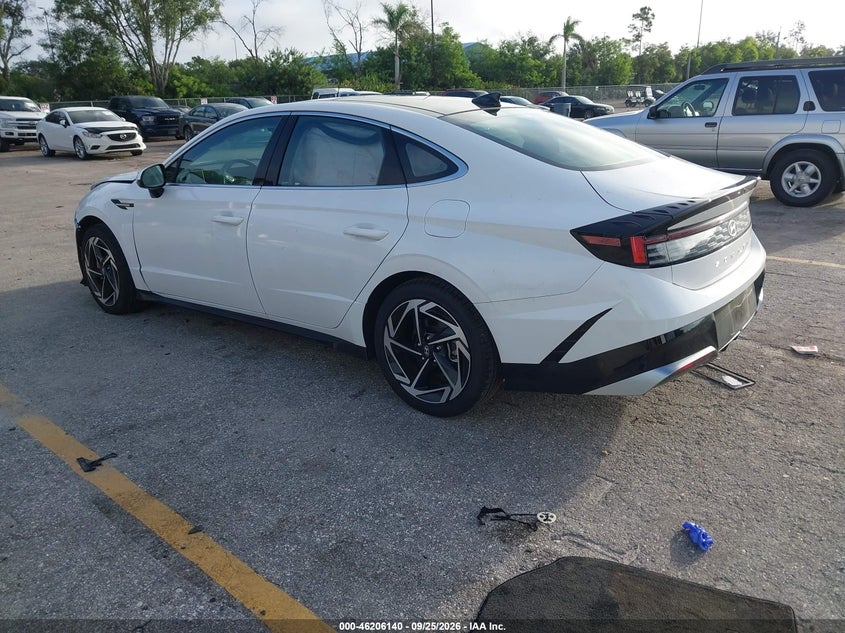 Vin: kmhl14ja9sa513569, lot: 46706052, hyundai sonata sel convenience 20253