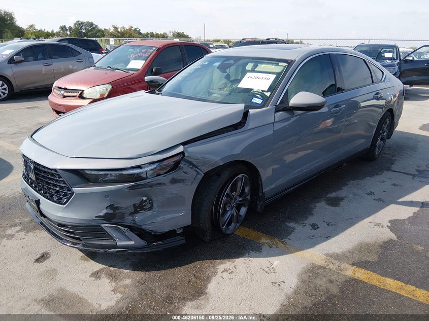 Vin: 1hgcy2f63sa015989, lot: 46706062, honda accord hybrid ex-l 20252