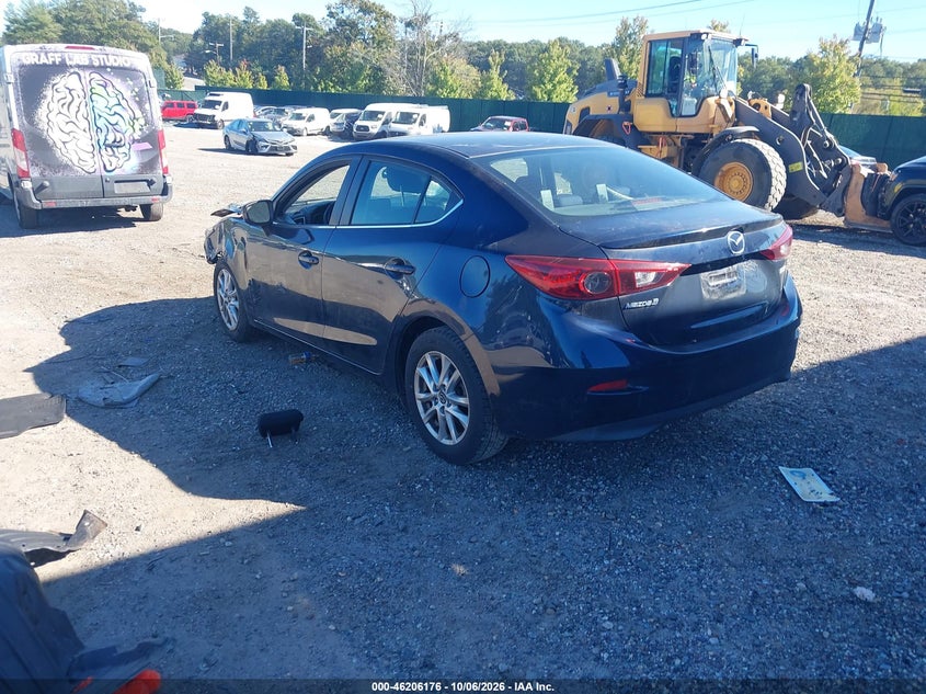 Vin: 3mzbm1v7xfm234013, lot: 46706088, mazda mazda3 i touring 20153