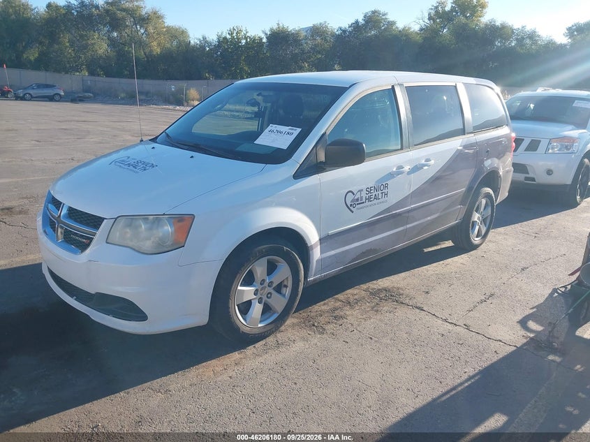 Vin: 2c4rdgbg8er451513, lot: 46706092, dodge grand caravan se 20142