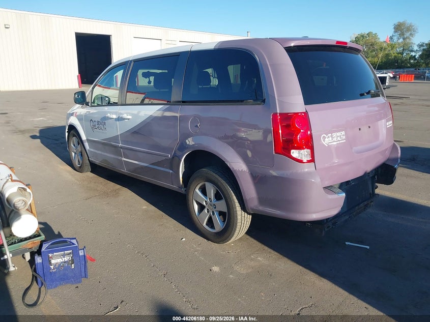 Vin: 2c4rdgbg8er451513, lot: 46706092, dodge grand caravan se 20143