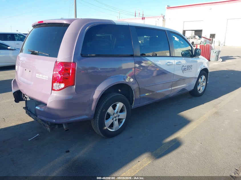 Vin: 2c4rdgbg8er451513, lot: 46706092, dodge grand caravan se 20144