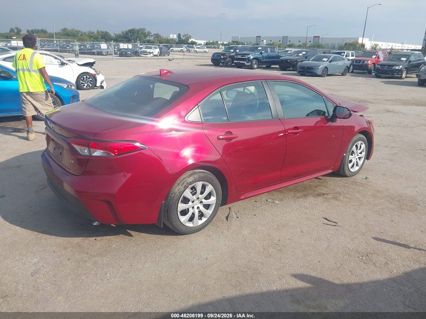Vin: 5yfb4mde4rp210579, lot: 46706111, toyota corolla le 20244