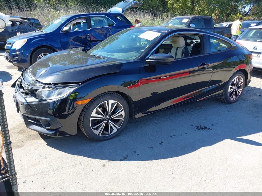 Vin: 2hgfc3b39gh359199, lot: 46706127, honda civic ex-t 20162