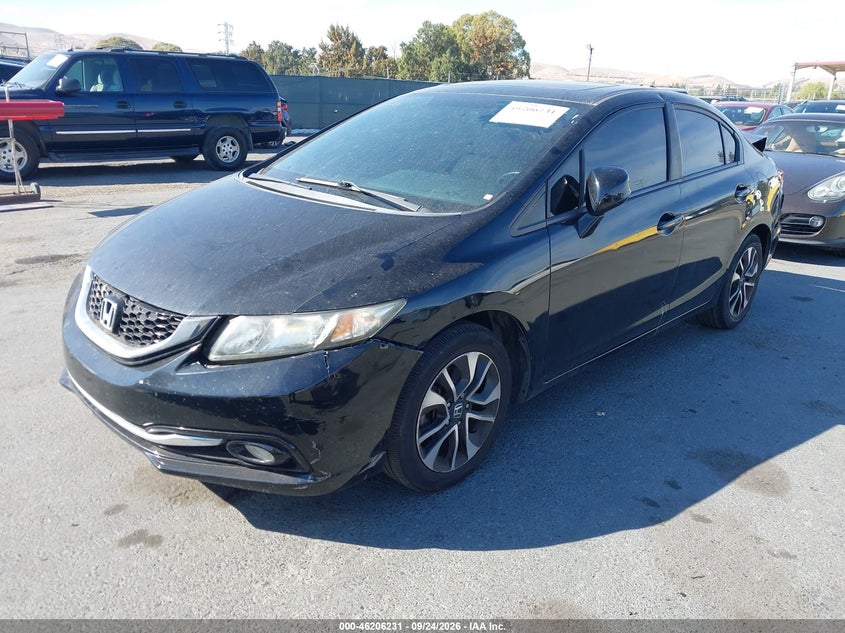 Vin: 19xfb2f90de286399, lot: 46706143, honda civic sdn ex-l 20132