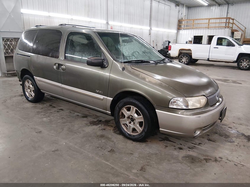 2002 Mercury Villager Estate, Rear, IAAI, VIN 4M2ZV14T72DJ00136