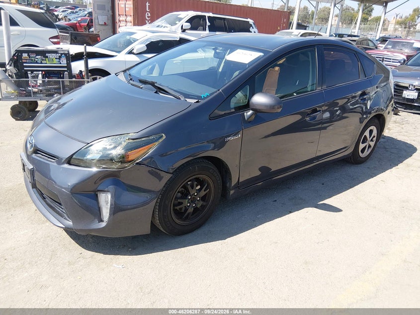 Vin: jtdkn3du1e1745592, lot: 46706199, toyota prius three 20142