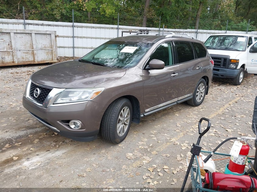 2015 Nissan Pathfinder, Звичайний знос, IAAI, VIN 5N1AR2MN0FC603299 — фото 2