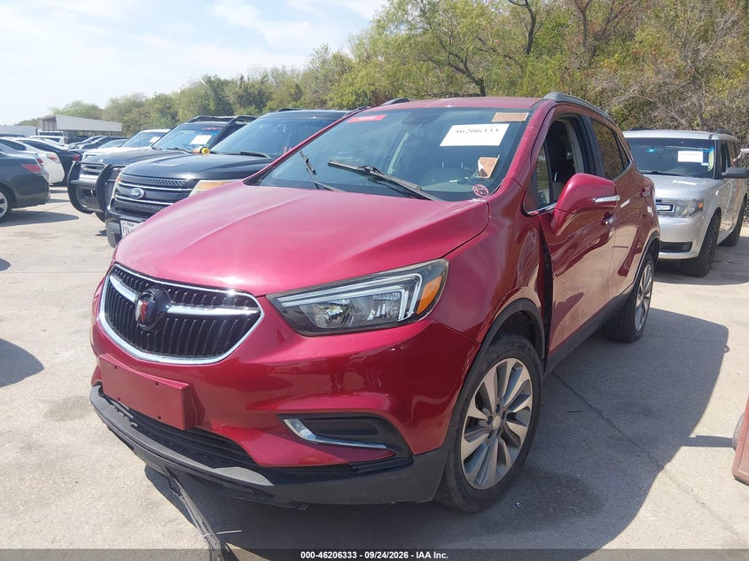 Vin: kl4cjasb8kb718539, lot: 46706245, buick encore fwd preferred 20192
