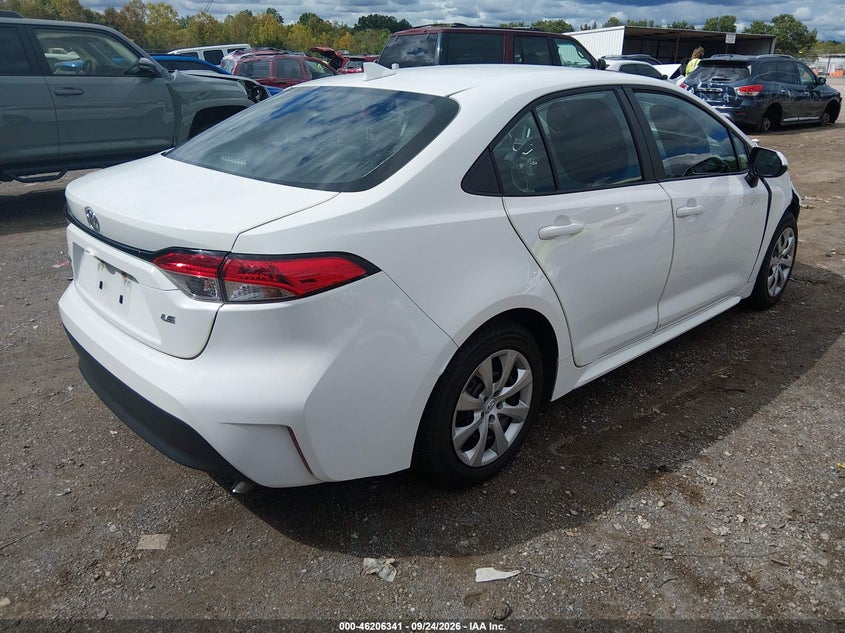 Vin: 5yfb4mde0tp417929, lot: 46706253, toyota corolla le 20264