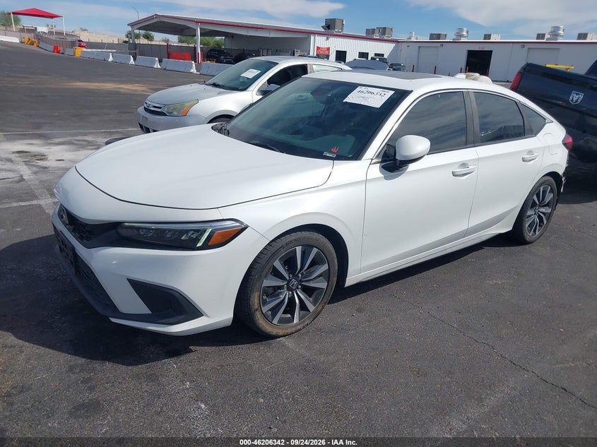 Vin: 19xfl1h79pe013906, lot: 46706254, honda civic ex-l/ex-l w/o bsi 20232
