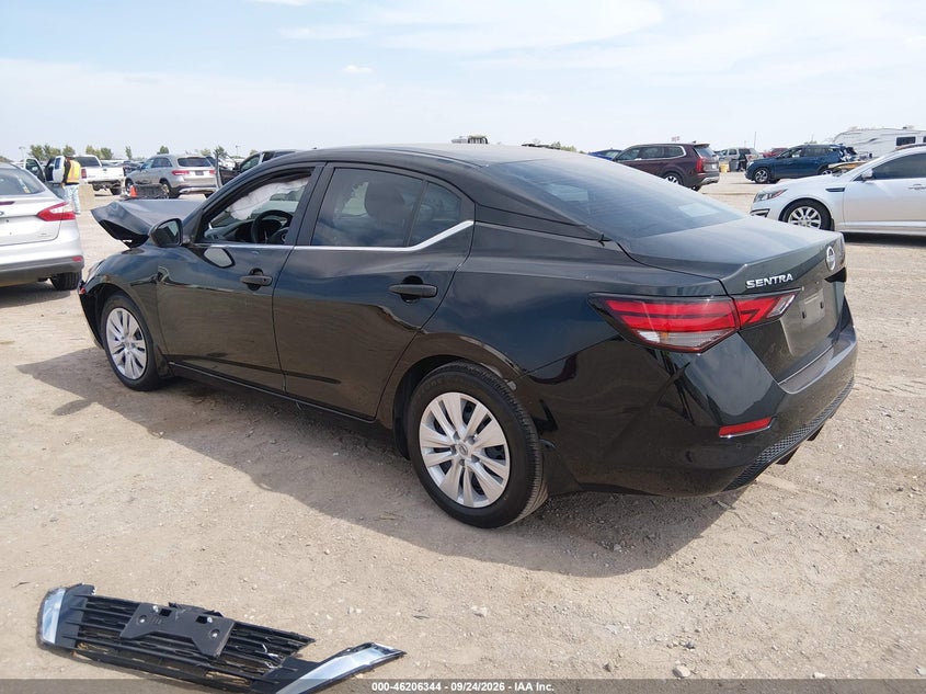 Vin: 3n1ab8bv5sy245877, lot: 46706256, nissan sentra s 20253