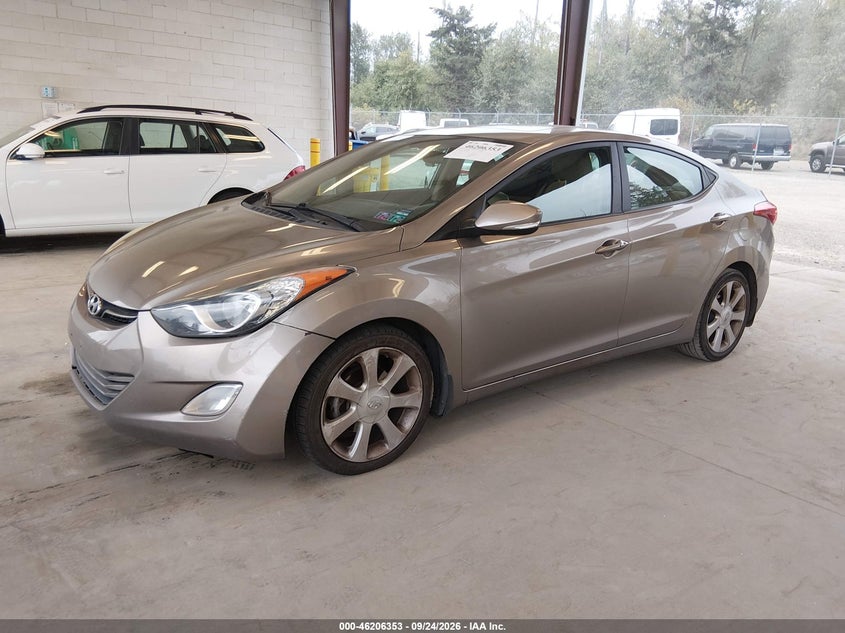 Vin: 5npdh4ae9dh345645, lot: 46706265, hyundai elantra limited 20132