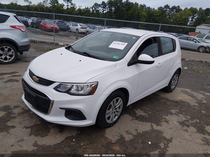 Vin: 1g1jg6sh2h4175207, lot: 46706272, chevrolet sonic lt auto 20172