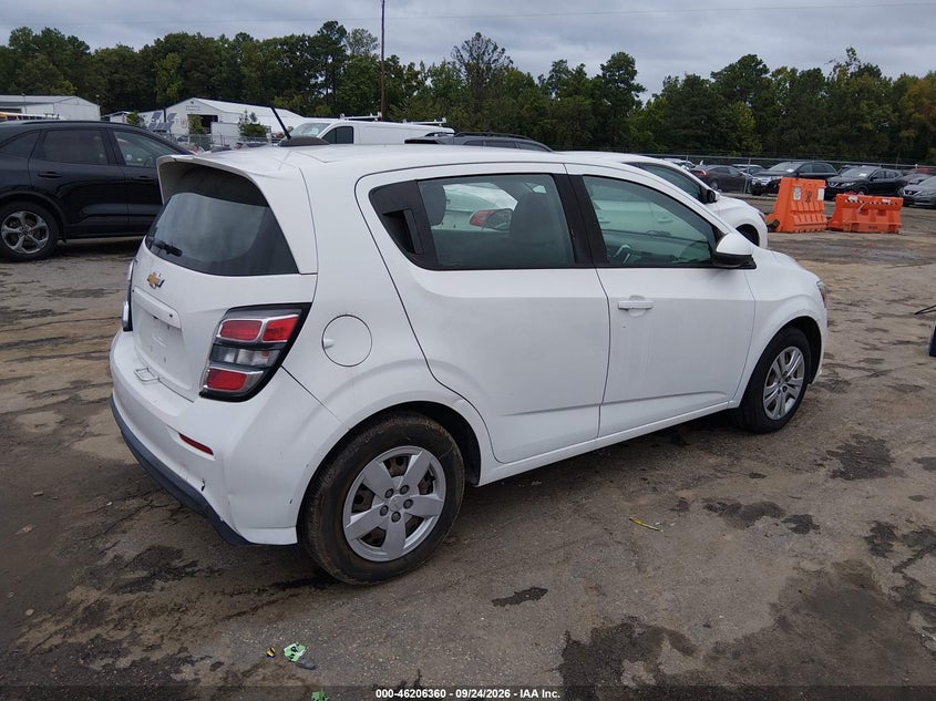 Vin: 1g1jg6sh2h4175207, lot: 46706272, chevrolet sonic lt auto 20174