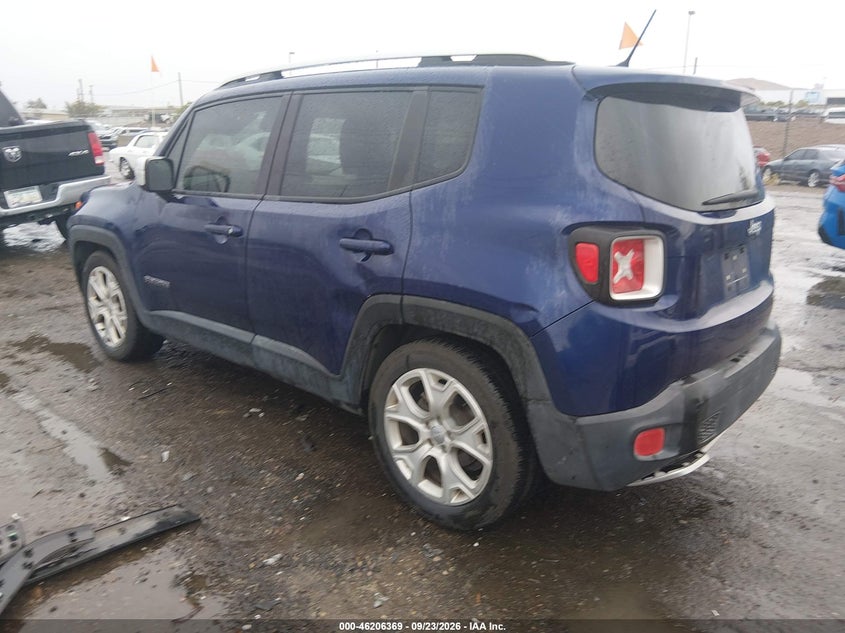 Vin: zaccjadt4gpc76139, lot: 46706281, jeep renegade limited 20163