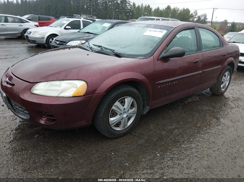 2001 Chrysler Sebring, Звичайний знос, IAAI, VIN 1C3EL46X81N552993 — фото 2