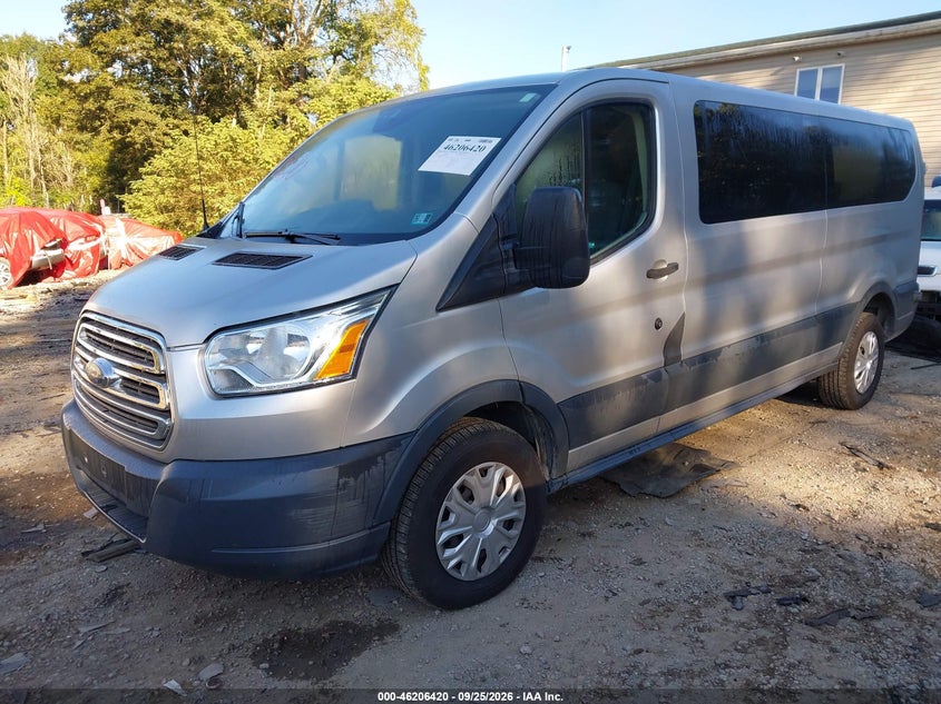 Vin: 1fbzx2zmxgka76333, lot: 46706332, ford transit-350 xlt 20162