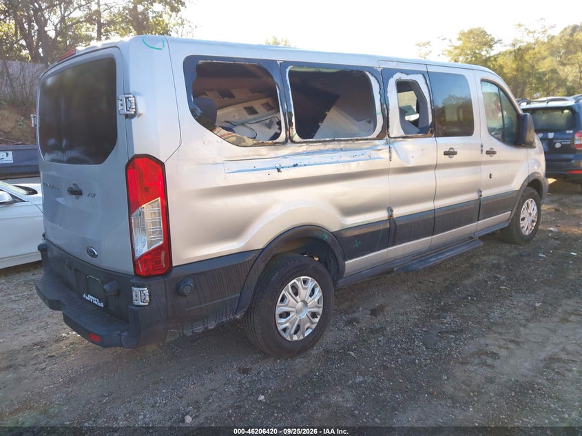 Vin: 1fbzx2zmxgka76333, lot: 46706332, ford transit-350 xlt 20164
