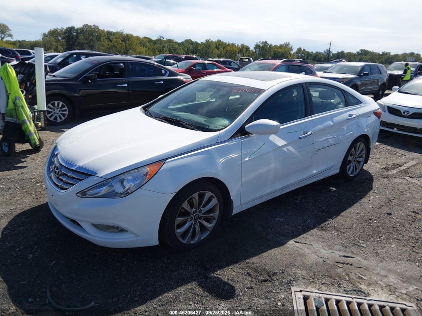 2013 Hyundai Sonata, Левый бок, IAAI, VIN 5NPEC4AC0DH802134 — фото 2